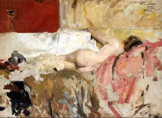 Joaquin Sorolla Female Nude